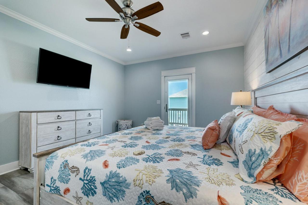 Beachfront - Hot Tub - Bbq - 14 Guests Bolivar Peninsula 外观 照片