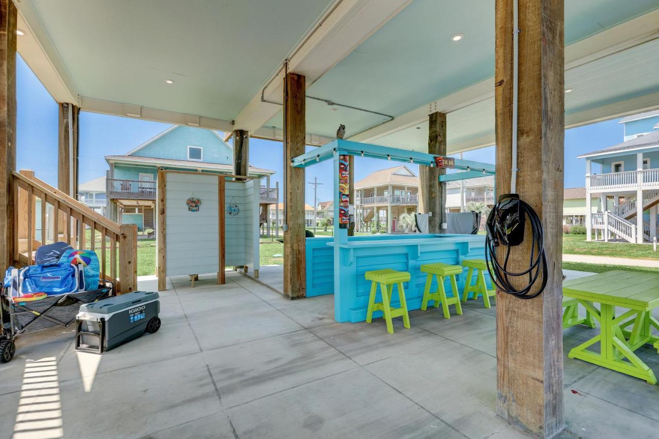 Beachfront - Hot Tub - Bbq - 14 Guests Bolivar Peninsula 外观 照片