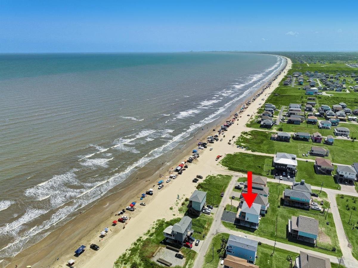 Beachfront - Hot Tub - Bbq - 14 Guests Bolivar Peninsula 外观 照片